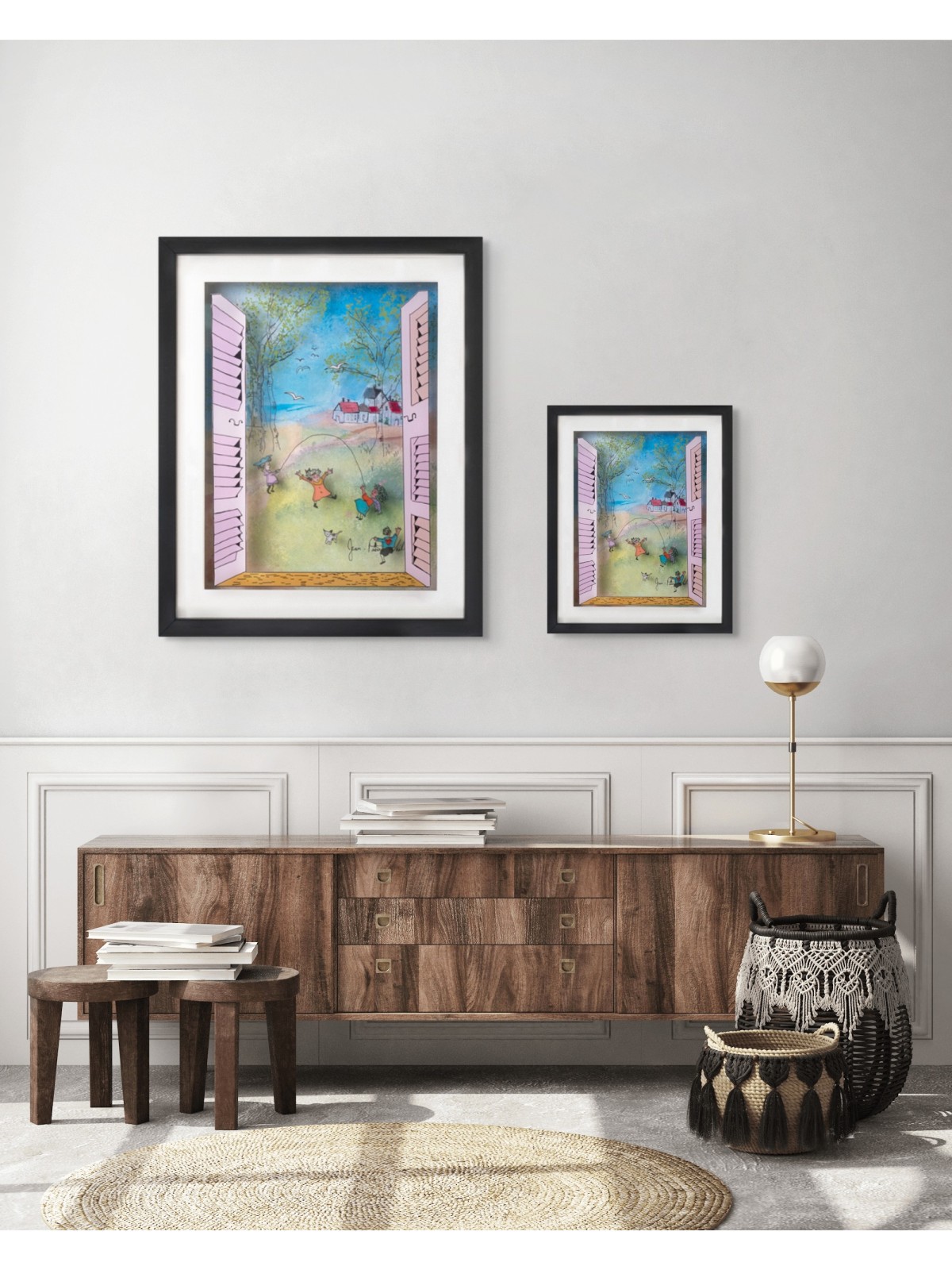 Window to Joy Peinture 3D sur verre de Kids Play Sk , Tu B'Av Gifts , I