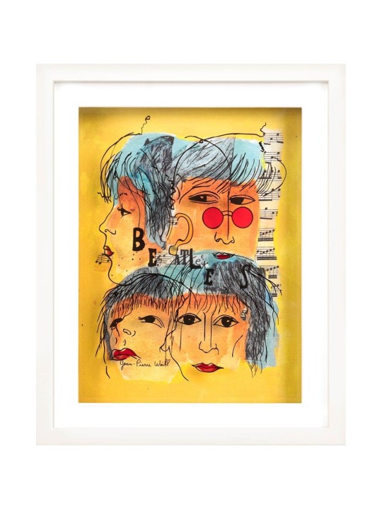 The Beatles Peinture 3D sur verre - Music Lovers Gi , Tu B'Av Gifts , I