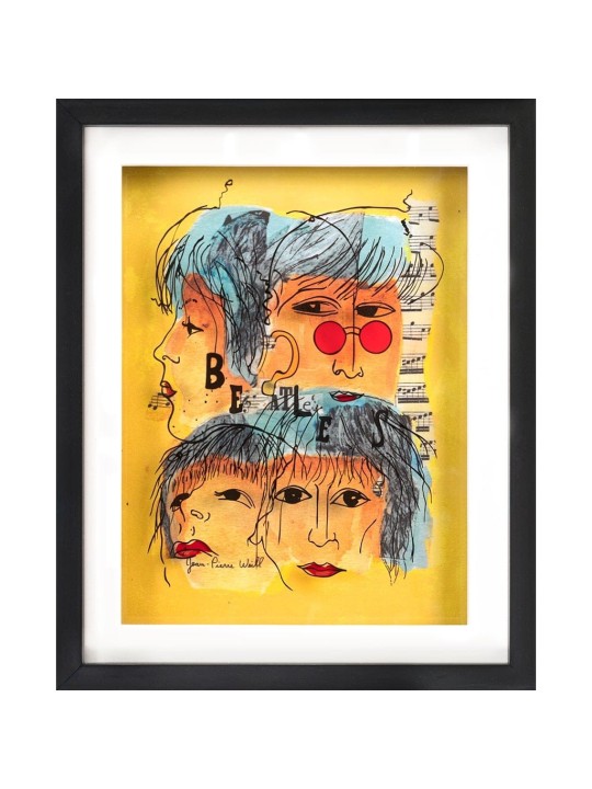 The Beatles Peinture 3D sur verre - Music Lovers Gi , Tu B'Av Gifts , I