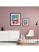 Two Glasses of Burgundy Wine Romantic 3d Painting  , Tu B'Av Gifts , I