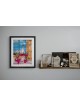Two Glasses of Burgundy Wine Romantic 3d Painting  , Tu B'Av Gifts , I