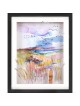 Peinture 3D sur verre d'un enfant sur la plage avec , Cadeaux Tu B'Av , I