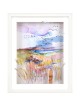 Peinture 3D sur verre d'un enfant sur la plage avec , Cadeaux Tu B'Av , I