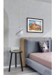Historical Herodium Mountain 3D Painting on Glass , Jerusalem Painting
