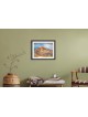 Historical Herodium Mountain 3D Painting on Glass , Jerusalem Painting