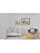 Historical Herodium Mountain 3D Painting on Glass , Jerusalem Painting