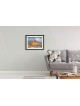 Historical Herodium Mountain 3D Painting on Glass , Jerusalem Painting