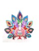 Yair Emanuel Wall Key Hanger Colorful Peacock | Clocks