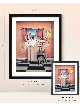 Chic Cat in the City 3D Glass Painting for Cat Lov , Tu B'Av Gifts , I