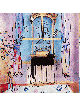 Open Birdcage and Cat 3D Glass Artwork Gift for Ca , Tu B'Av Gifts , I