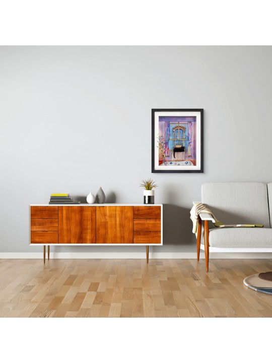Open Birdcage and Cat 3D Glass Artwork Gift for Ca , Tu B'Av Gifts , I