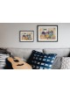 Seaside Serenade Romantic 3D Painting on Glass , Tu B'Av Gifts , Israe