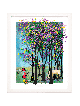 3D Painting on Glass of Colorful Magical Forest Wi , Tu B'Av Gifts , I