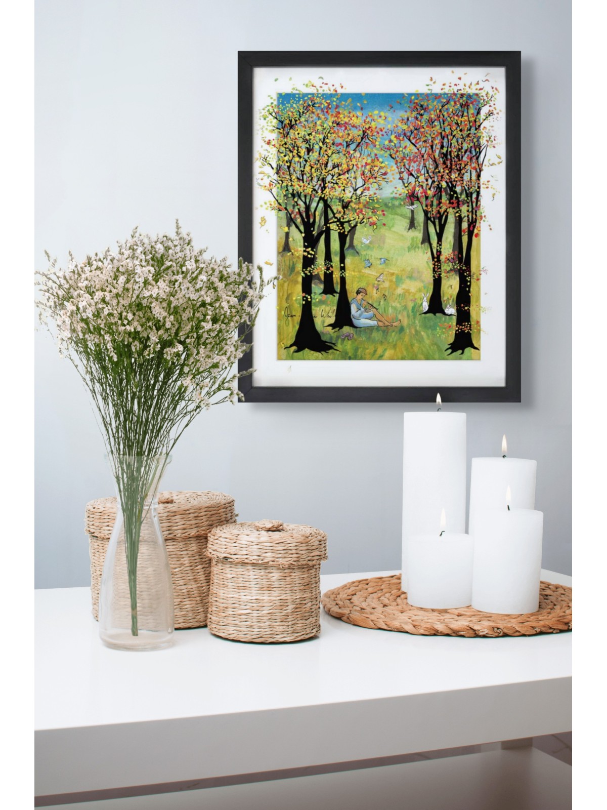 Symphonie dans la forêt : Masterp d'art mural d'automne 3D, Cadeaux Tu B'Av, I