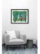 Forest Animals 3D Glass Art for Joyful Kids Room A , Tu B'Av Gifts , I