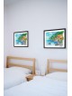 Charme côtier italien multicolore 3D Glass Art fo , Cadeaux Tu B'Av , I