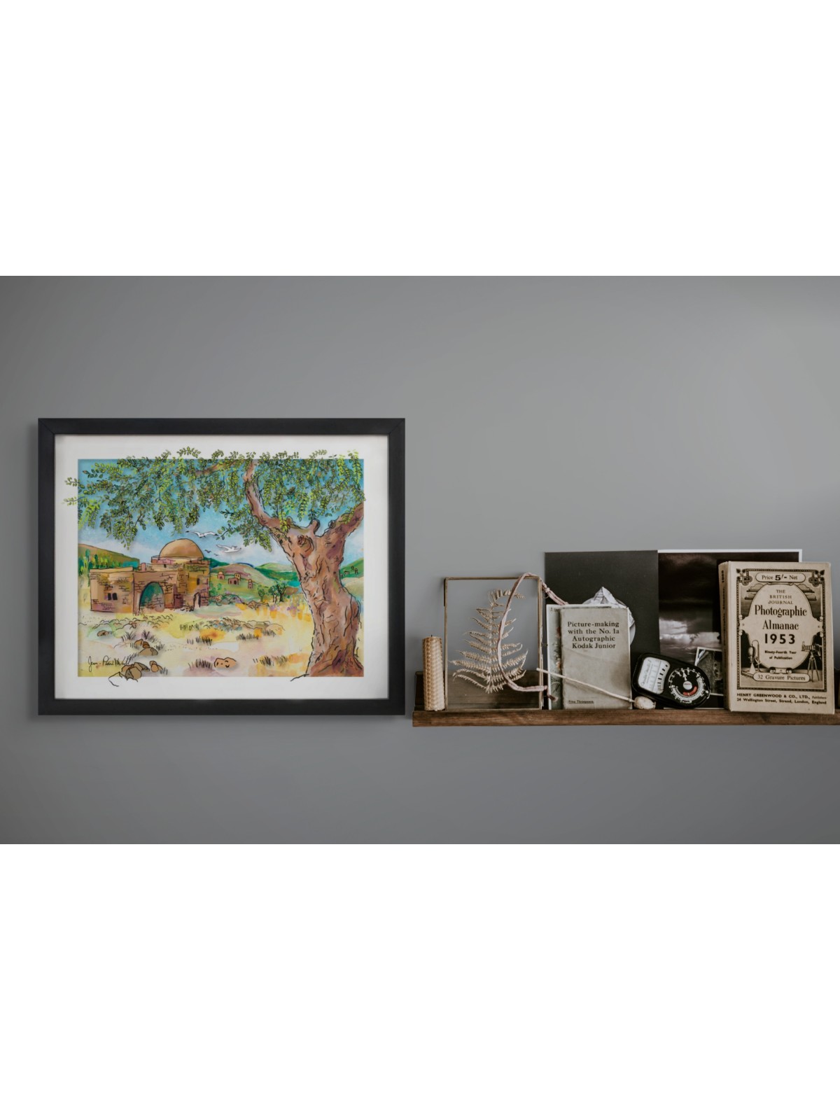 Kever Rachel 3D Painting on Glass - Modern Judaica , Tu B'Av Gifts , I