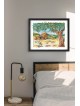 Kever Rachel Peinture 3D sur verre - Judaica moderne , Cadeaux Tu B'Av , I