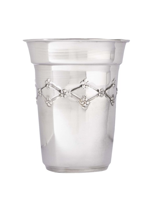 Coupe de Kiddush en argent sterling moderne, cadeaux de Pâque, Judaica israélienne