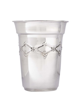 Coupe de Kiddush en argent sterling moderne, cadeaux de Pâque, Judaica israélienne