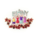 Nom de famille personnalisé Floral 3D porte en cuivre Sig, mariage juif Gi