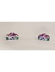 Sterling Silver Shema Israël Talit Clips , Clips Talit , Jud israélien