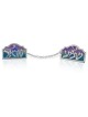 Sterling Silver Shema Israël Talit Clips , Clips Talit , Jud israélien