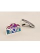 Sterling Silver Shema Israel Tallit Clips , Tallit Clips , Israeli Jud