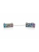 Enamel Tallit Clips Jerusalem Landscape , Tallit Clips , Israeli Judai