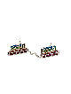 Colorful Enameled Silver Jerusalem Tallit Clips , Tallit Clips , Israe