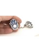 Clips de talit Hamsa en argent sterling avec émail, clips de talit, Israël