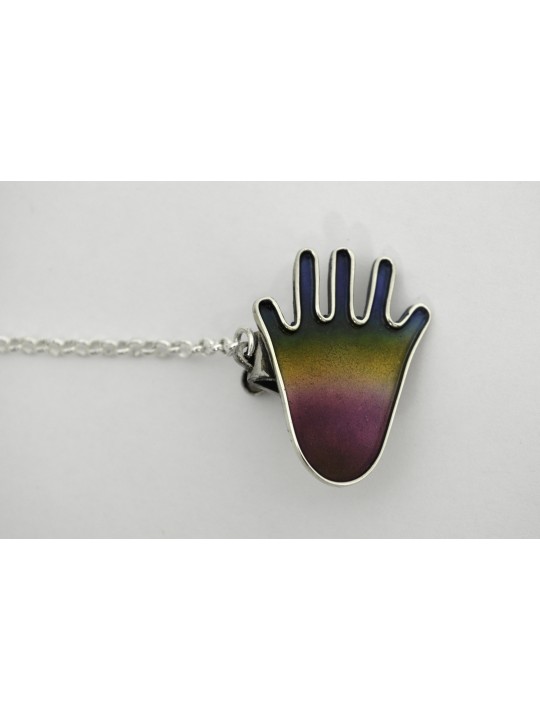 Colorful Sterling Silver Hamsa Clips , Tallit Clips , Israeli Judaica
