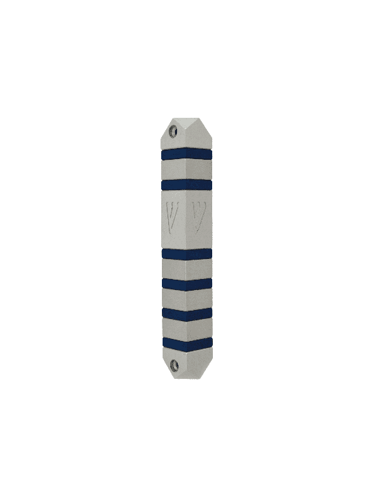 12 CM Modern Aluminum Mezuzah Cover , Large Mezuzahs , Israeli Judaica