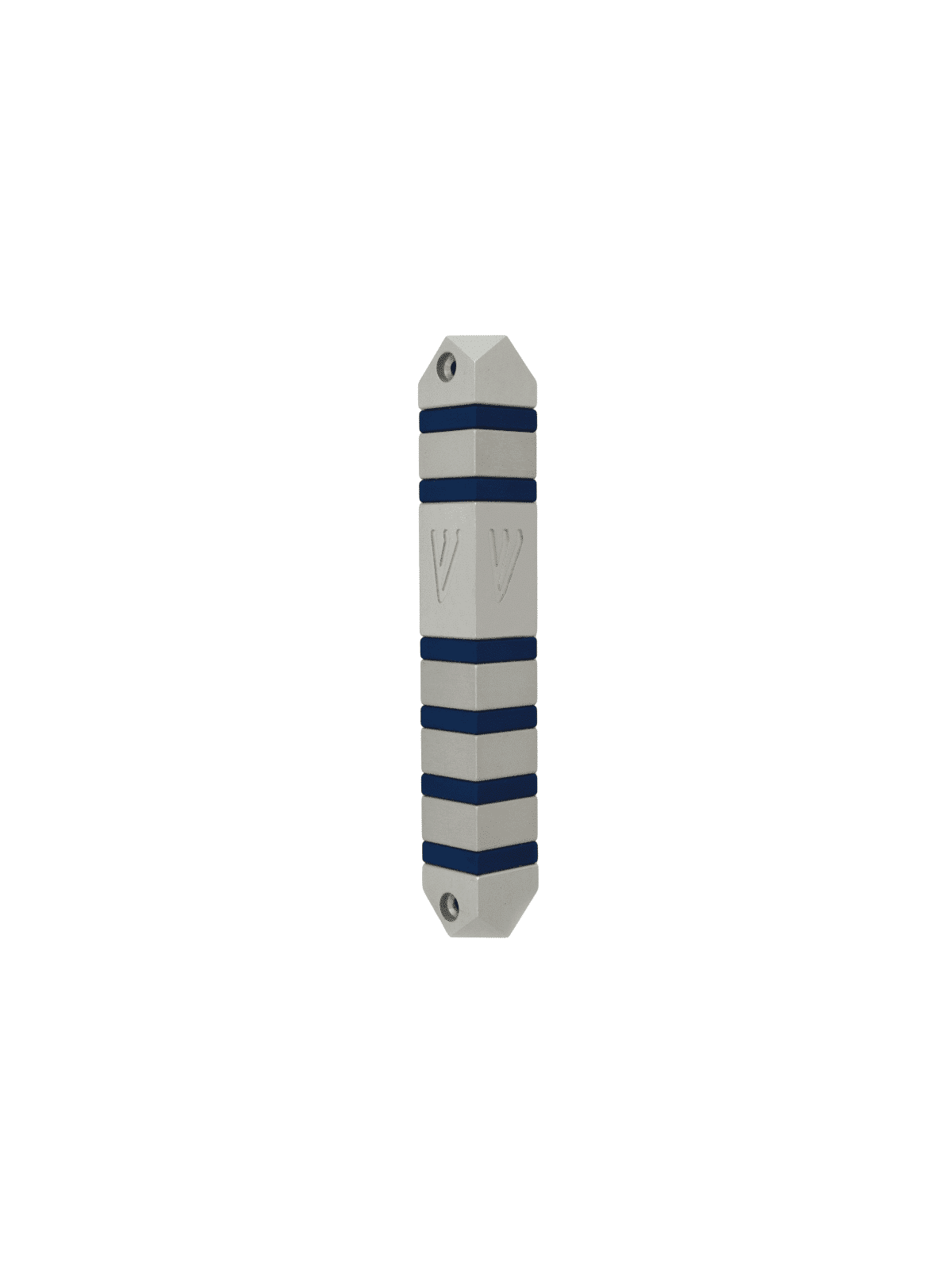 12 CM Modern Aluminum Mezuzah Cover , Large Mezuzahs , Israeli Judaica