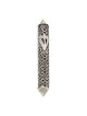 Mezuzah Case Argent Filigrane fait à la main , Pour rouleaux de 7 cm , Juda israélien