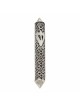 Mezuzah Case Argent Filigrane fait à la main , Pour rouleaux de 7 cm , Juda israélien