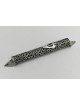 Mezuzah Case Argent Filigrane fait à la main , Pour rouleaux de 7 cm , Juda israélien