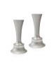 Aluminum Bell Shaped Candlesticks , Jewish Wedding Gifts , Israeli Jud