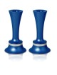 Aluminum Bell Shaped Candlesticks , Jewish Wedding Gifts , Israeli Jud