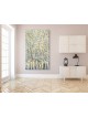 Yellowish Semi Abstract Painting of the Western Wa , Jewish Abstract A