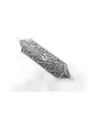 Beau petit étui large Mezuzah en argent sterling, pour rouleaux de 7 cm,
