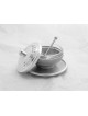 Rosh Hashanah Honey Set avec bénédiction, plats de miel en aluminium, Israël