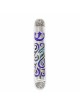 Étui Mezouza multicolore en argent sterling 925, pour rouleaux de 7 cm, Israël