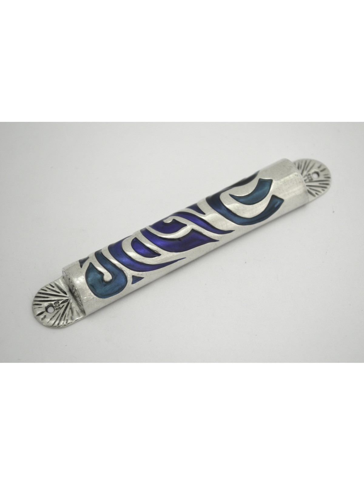 Étui Mezouza multicolore en argent sterling 925, pour rouleaux de 7 cm, Israël