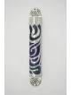 Multicolor 925 Sterling Silver Mezuzah Case , For 7cm Scrolls , Israel