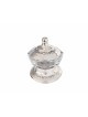 Plat de miel moderne en argent sterling et en verre pour Rosh , Tu B'Av Gifts , I