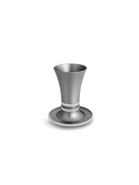 Ensemble de Kiddush en aluminium moderne personnalisé, tasses de Kiddush modernes, Israël