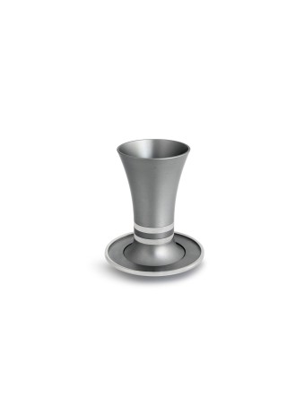 Ensemble de Kiddush en aluminium moderne personnalisé, tasses de Kiddush modernes, Israël