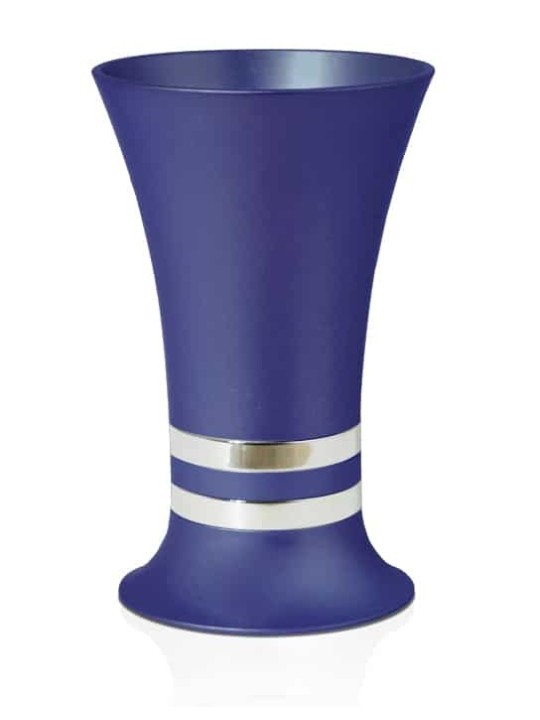 Ensemble de Kiddush en aluminium moderne personnalisé, tasses de Kiddush modernes, Israël