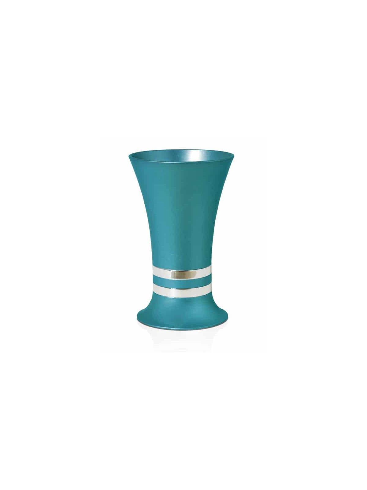 Personalized Modern Aluminum Kiddush Set , Modern Kiddush Cups , Israe
